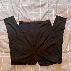 Maternity leggings, M (8-10), black